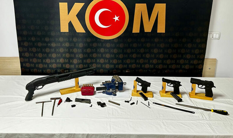 Kurusıkıdan bozma silah üreten şahıslara operasyon