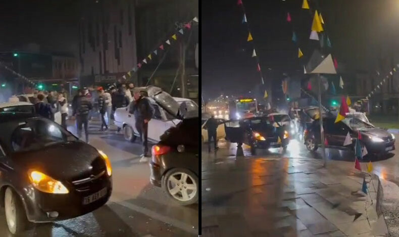 Bursa’da asker konvoyu yolu kapattı