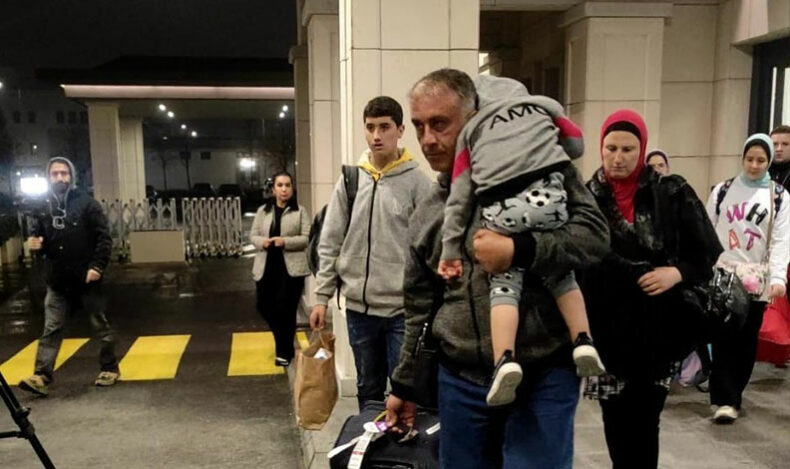 Gazze’den tahliye edilen Türkler yurtta