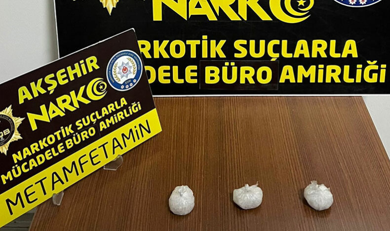 Konya’da uyuşturucu operasyonu: 3 tutuklama