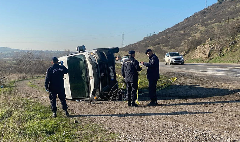 Balıkesir’de kaza; 1 ölü 8 yaralı
