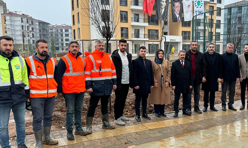 Milletvekili Alkayış kalıcı konutları gezdi