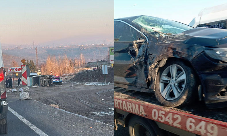 Diyarbakır’da aynı güzergahta 6 kaza