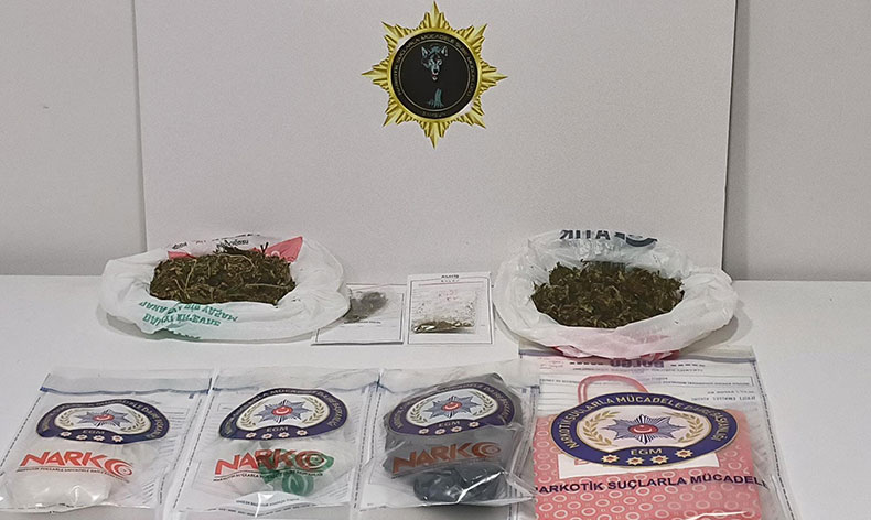 Samsun’da esrar ele geçirildi