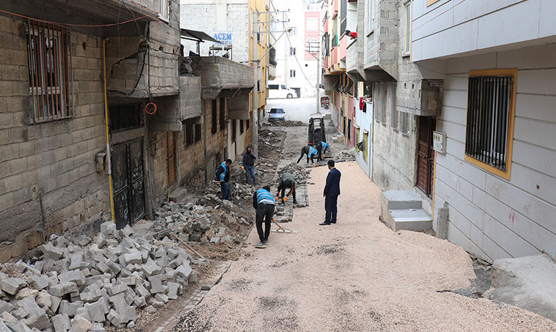 Haliliye’de üstyapı için tüm ekipler sahada