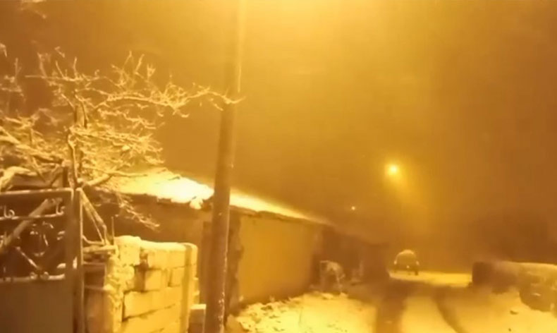 Uzunköprü’de kar yağışı ilçeyi beyaza bürüdü