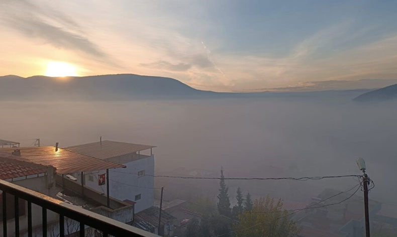 Milas’ta sis etkili oldu