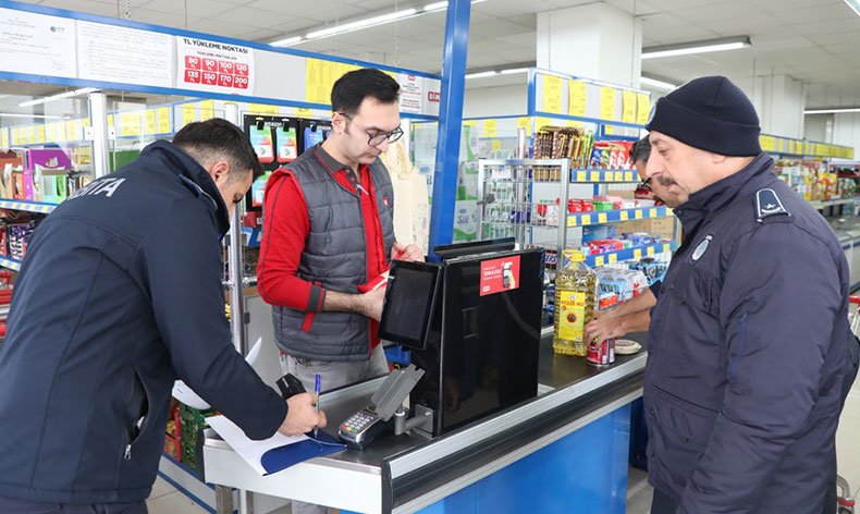 Sivas’ta etiket fiyatıyla kasa fiyatı arasında farklılık olan marketlere ceza