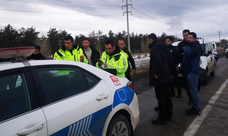 Polisi darp eden şahıs serbest bırakıldı