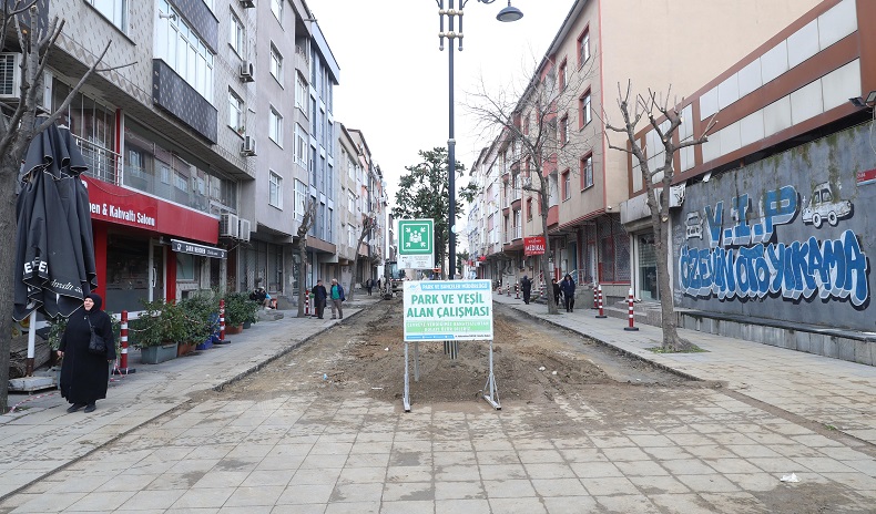 Sultangazi Belediye Başkanı Dursun, Cebeci Mahallesi’nde Prestij Cadde çalışmasını inceledi