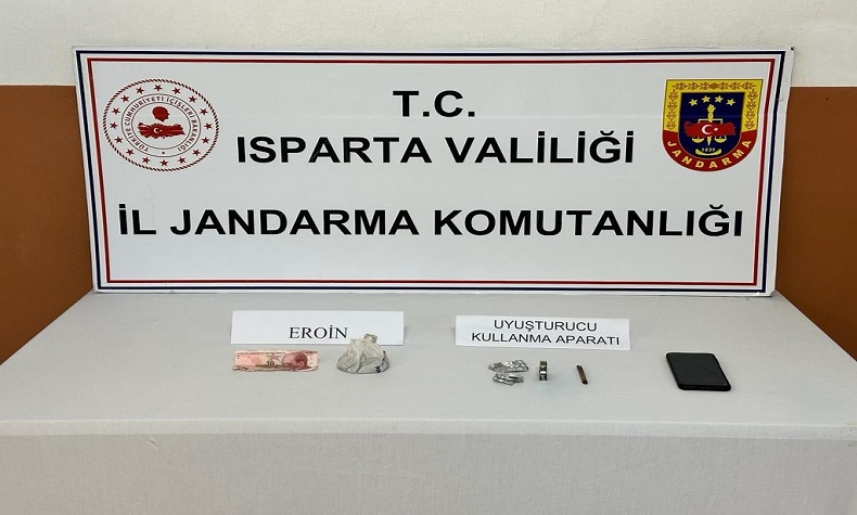 Isparta’da uyuşturucu operasyonu