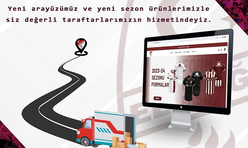 Elazığspor Store online satışlara başladı