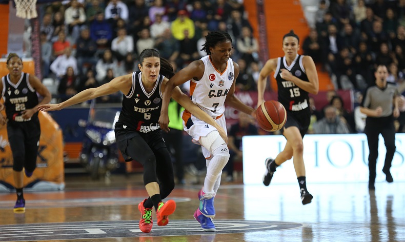 Çukurova Basketbol evinde kazandı