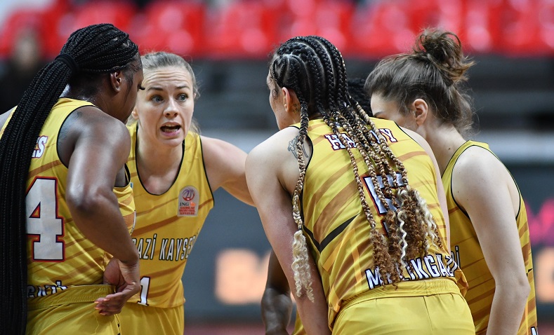 Melikgazi Kayseri Basketbol 8. galibiyetini aldı
