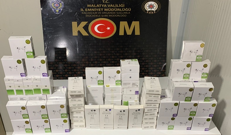 Malatya’da kaçakçılık operasyonu