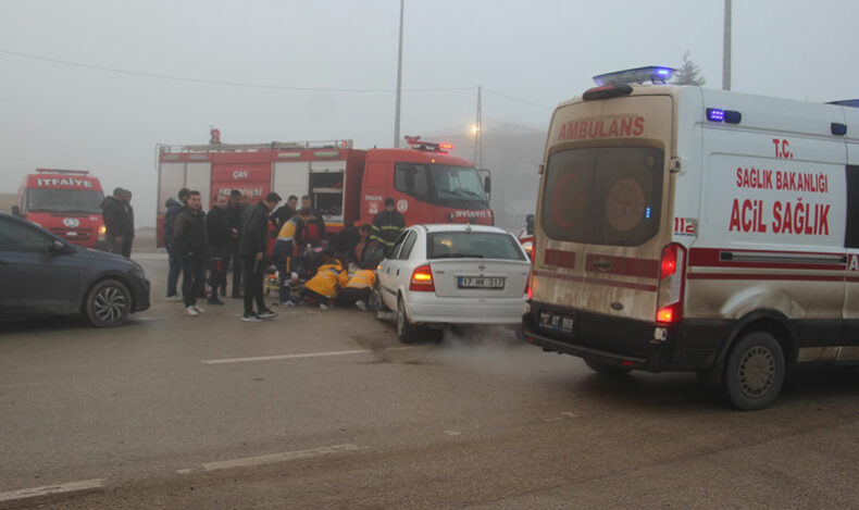 Çan’da trafik kazası: 1 yaralı