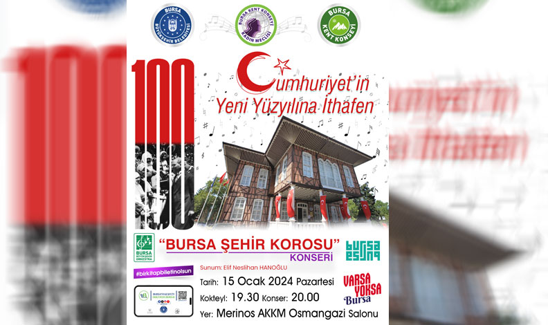 Sahne yeniden Bursa Şehir Korosu’nun