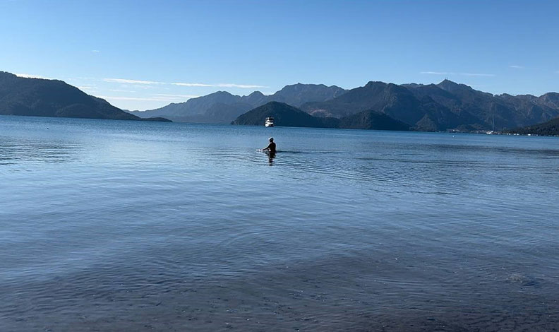 Marmaris’te Şubat ayında deniz keyfi