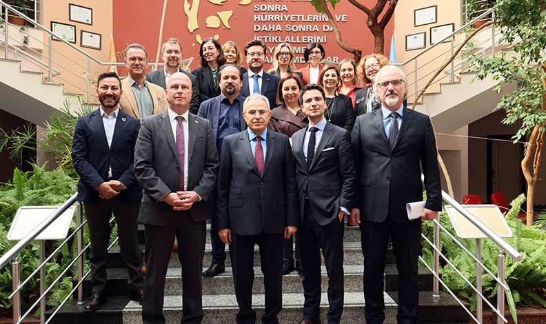 İsviçreli iş insanlarından Rektör Özaydın’a ziyaret