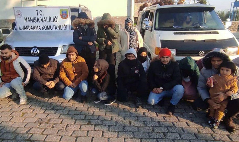 Manisa’da göçmen kaçakçılığına jandarma operasyonu