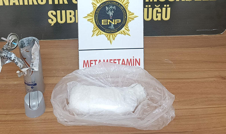 Erzurum’da 343 gram uyuşturucu yakalandı