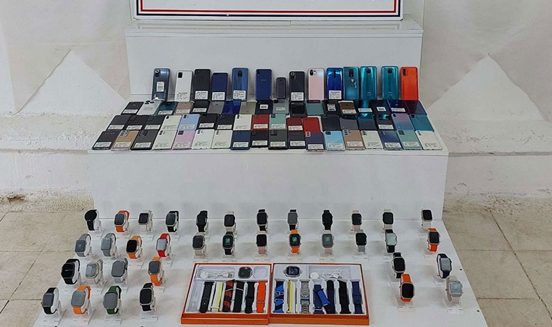 Gaziantep’te 1 milyon lira değerinde kaçak telefon ele geçirildi