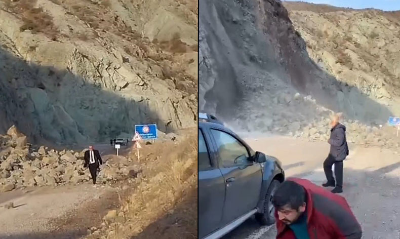 Heyelana aldırış etmeden yürüdü