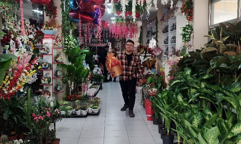 Çiçekçilerde 14 Şubat yoğunluğu