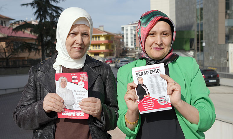 Anne ve kızının muhtarlık yarışı