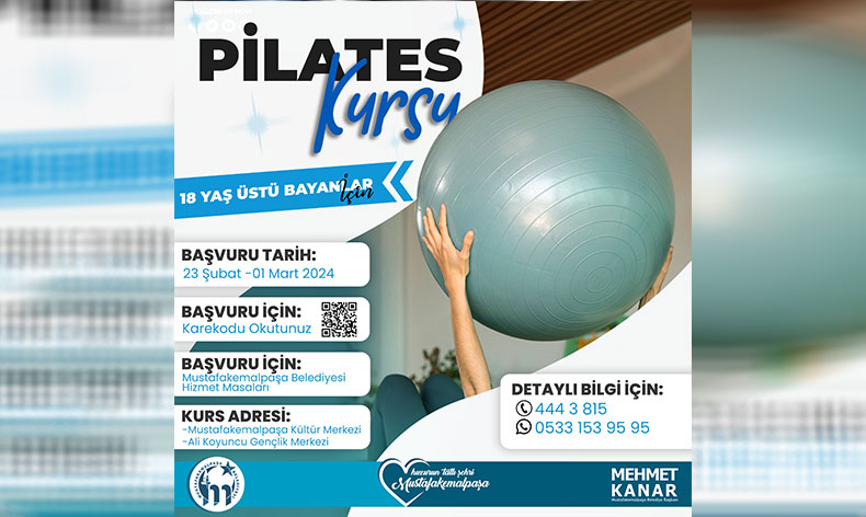 Mustafakemalpaşa’da pilates kursu kayıtları başladı