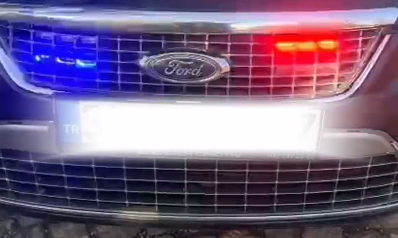 Çakar lamba kullananlara 1 milyon 717 bin TL ceza