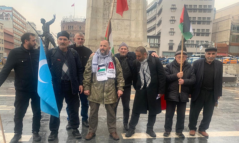 Filistin’e destek için İstanbul’dan Ankara’ya yürüdüler