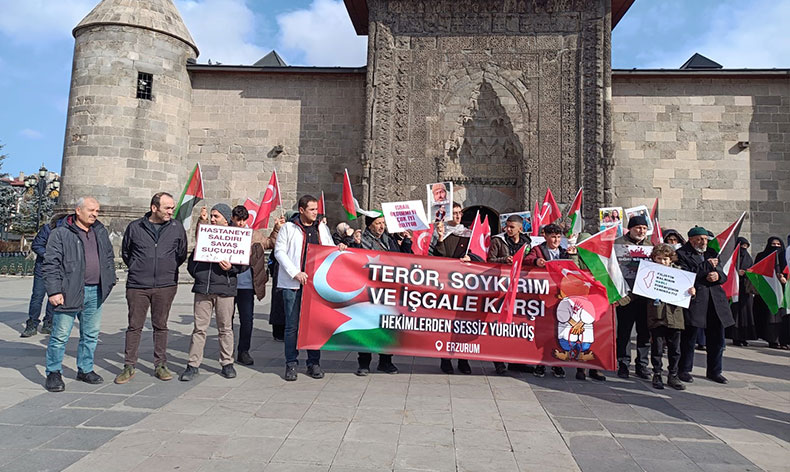 Sağlıkçıların sessiz yürüyüşlerinde 13.hafta