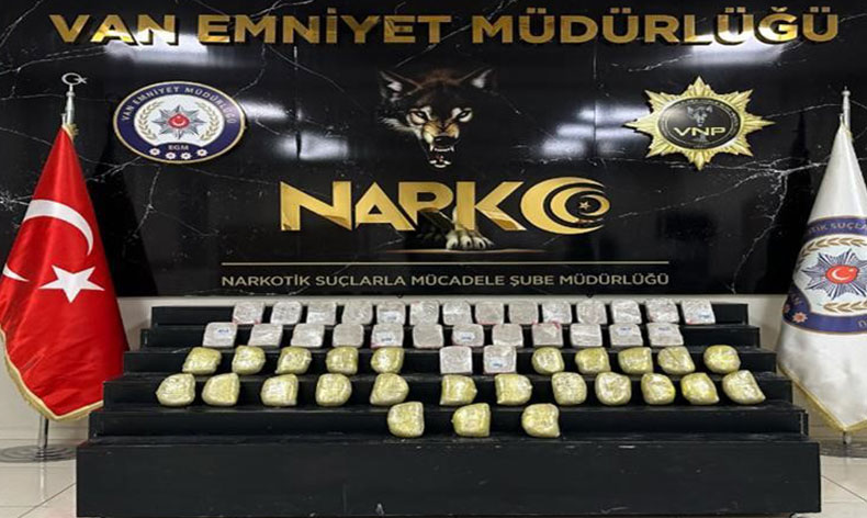 Van’da 30 kilo eroin ele geçirildi