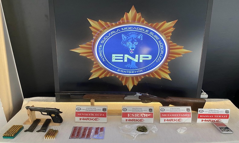Eskişehir’de uyuşturucu madde operasyonu