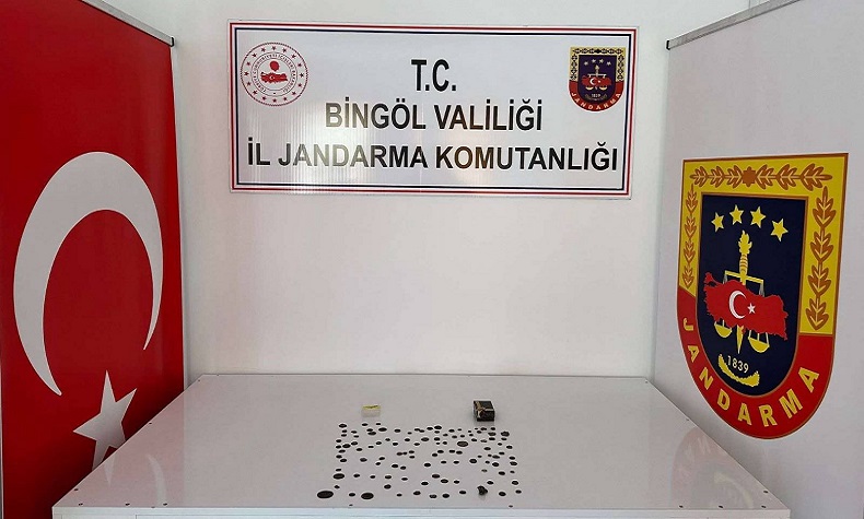 Bingöl’de tarihi eser operasyonu