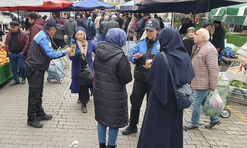 Samsun polisi, vatandaşları bilgilendiriyor