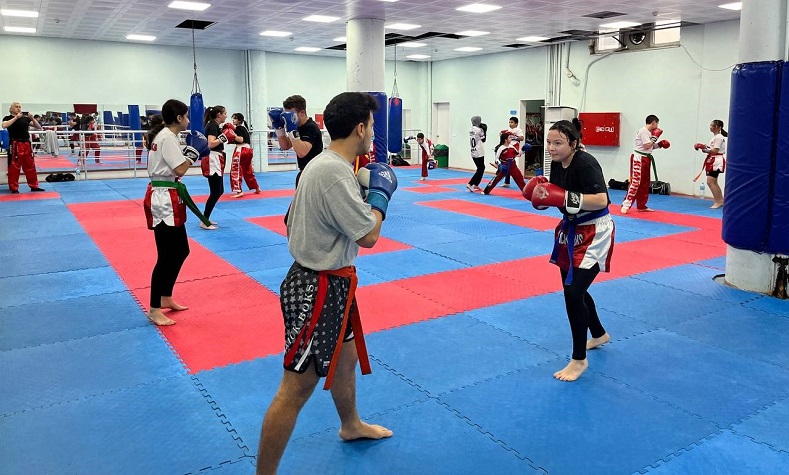 Aydın’da kick boks eğitimleri devam ediyor