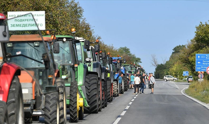 Bulgaristan’da çiftçi protestosu