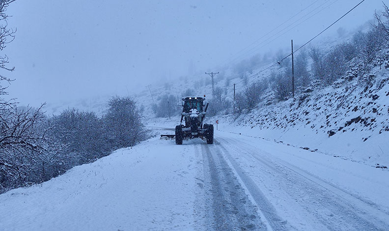 Sivas’ta 109 köy yolu ulaşıma kapandı