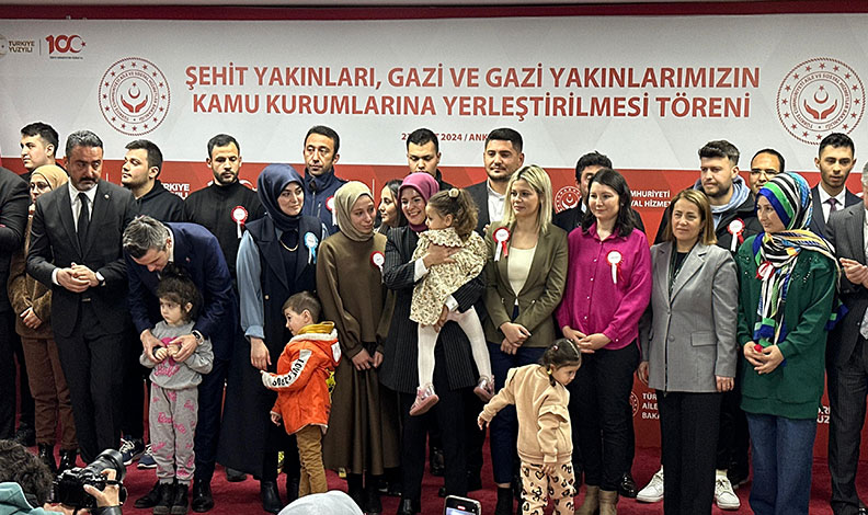 Kamuya şehit yakını, gazi ve gazi yakını ataması