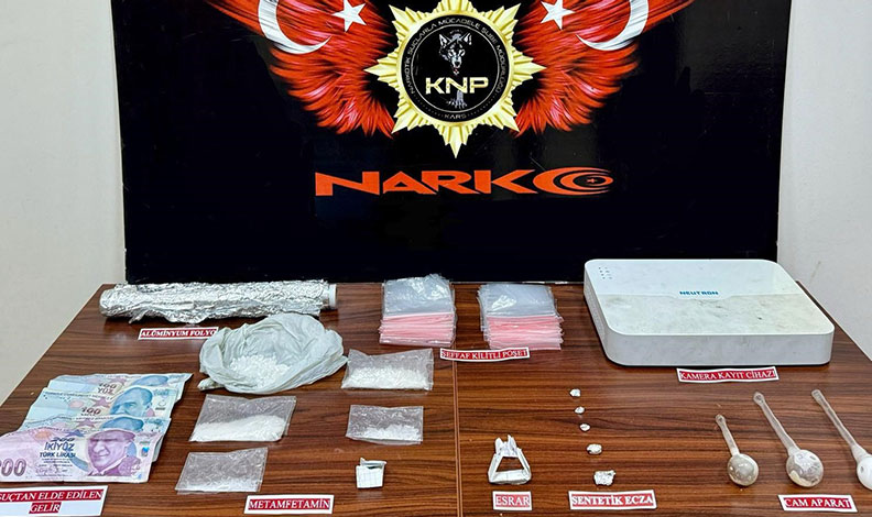 Sarıkamış’ta uyuşturucu ele geçirildi