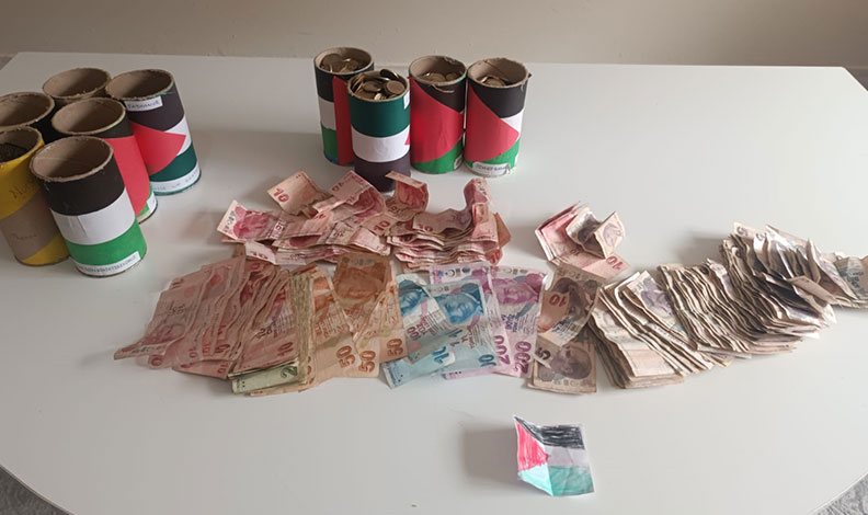 Mardinli çocuklardan Gazze’ye anlamlı destek