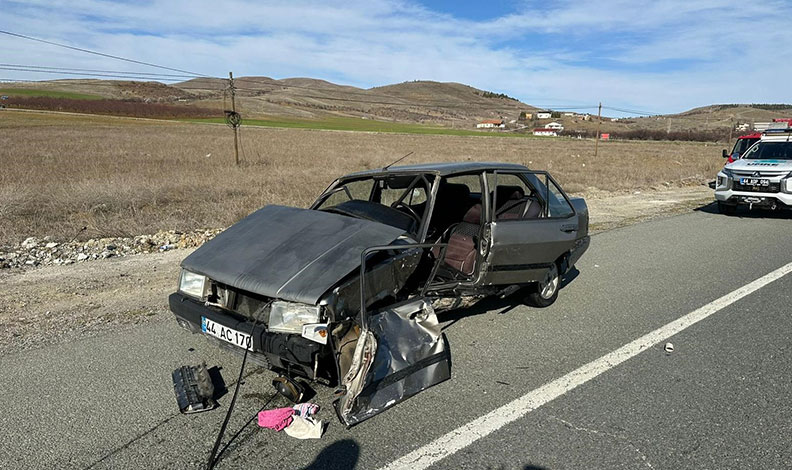 Malatya’da trafik kazası: 1’i ağır 3 yaralı