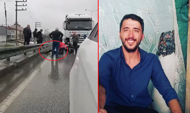 Bursa’da tırın çarptığı mühendis, hayatını kaybetti