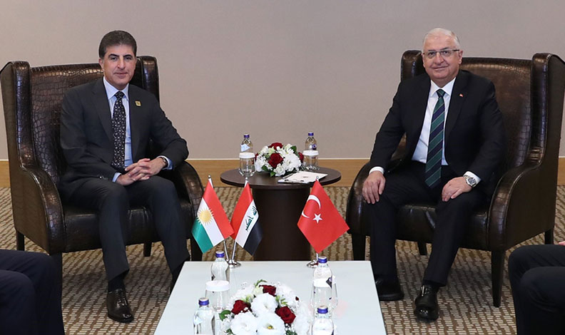 Bakan Güler, Barzani ile görüştü