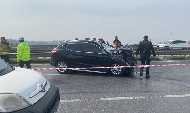 E-5’te feci kaza: 1 ölü