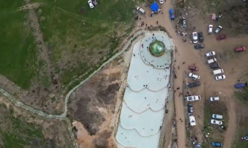 Pamukkale değil Bursa