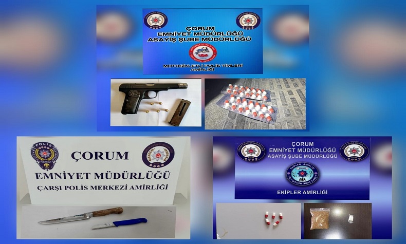 Çorum polisinden ‘şok’ denetim