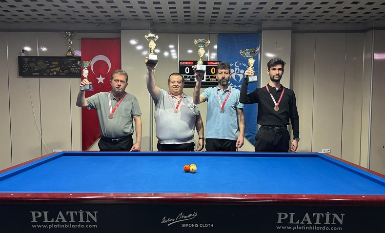 Kayseri 3 Bant Bilardo İl Birinciliği yapıldı